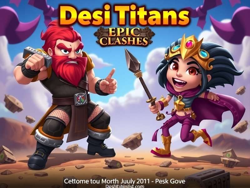 Desi Titans Epic Clashes Game Banner